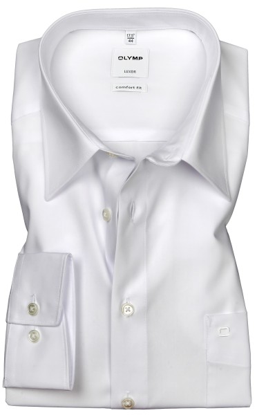 OLYMP Extra langer Arm 69 cm, Hemden Luxor comfort fit, Weiß