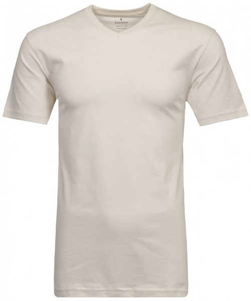 T-Shirt Extra Lang Herren von Ragman, Tall Size in Ecru