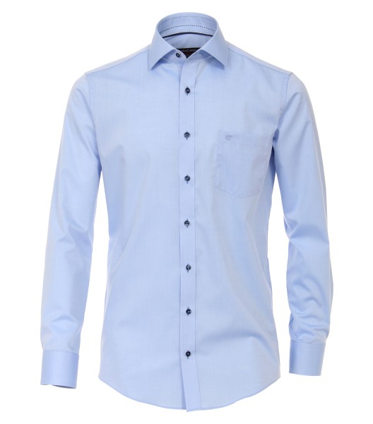 Hemd Casa Moda-Modern Fit- Hellblau- Extra langer Arm 69 cm