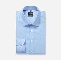 OLYMP Extra langer Arm 69 cm, Hemden Level 5 body fit, Hellblau
