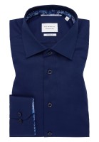 Hemden Extra langer Arm 72 cm, Eterna modern fit, Marine