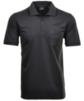 Poloshirt Ragman in Extra Langer Rumpf, Anthrazit