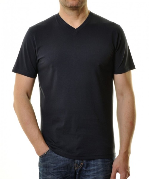 T-Shirt Extra Lang Herren von Ragman, Tall Size in Marine