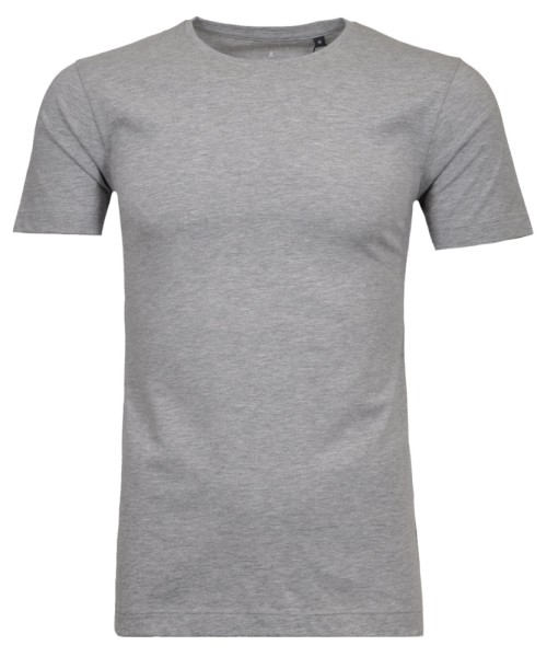 T-Shirt Extra Lang Herren von Ragman, Rundhals in Grau
