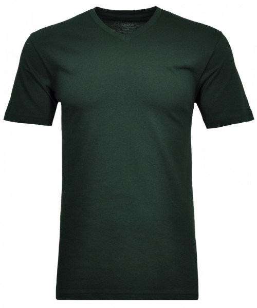 T-Shirt Extra Lang Herren von Ragman, Tall Size in Dunkelgrün