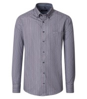 Freizeithemd, Extra langer Arm 72 cm, Casa Moda Casual Fit, Gemustert