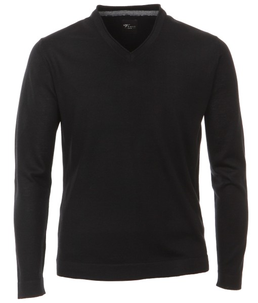 Pullover Extra langer Arm 72 cm, Venti, Schwarz