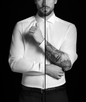 Hemden Extra langer Arm 72 cm, E T E R N A modern fit, Weiss-BLICKDICHT