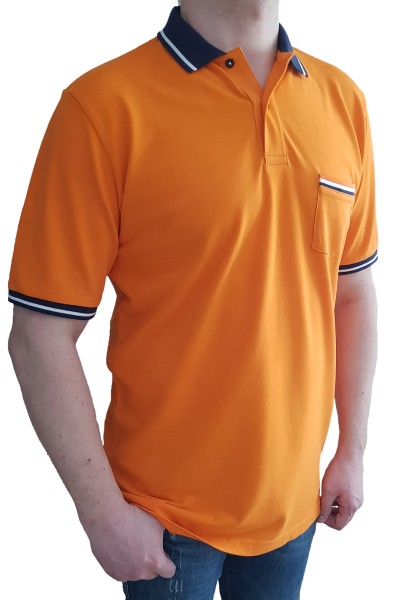 Poloshirt KITARO Orange-in EXTRA LANG