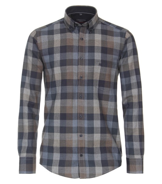 Freizeithemd, Extra langer Arm 72 cm, Casa Moda Casual Fit, Kariert