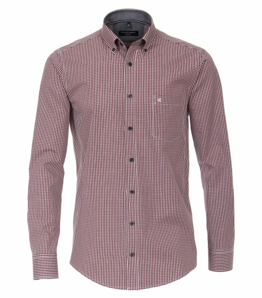 Freizeithemd, Extra langer Arm 72 cm, Casa Moda Casual Fit, Gemustert
