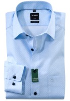 OLYMP Extra langer Arm 69 cm, Hemden Luxor modern fit, Gemustert Hellblau