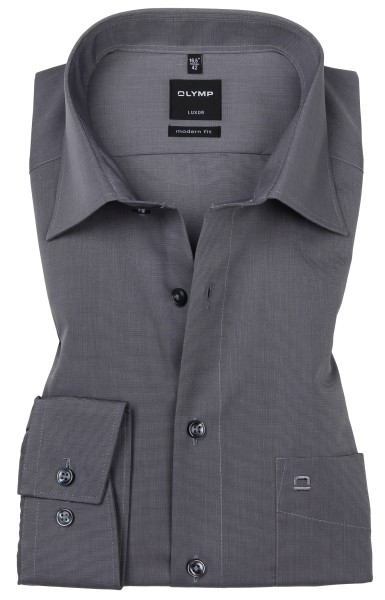 OLYMP Extra langer Arm 69 cm, Luxor modern fit, Grau