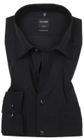 OLYMP Extra langer Arm 69 cm, Hemd Luxor modern fit, Schwarz 42