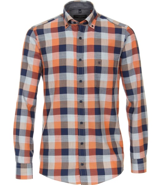 Freizeithemd, Extra langer Arm 72 cm, Casa Moda Casual Fit, kariert