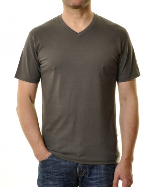 T-Shirt Extra Lang Herren von Ragman, Tall Size in Schiefer