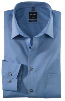 OLYMP Extra langer Arm 69 cm, Hemd EL, Luxor modern fit, Blau 45