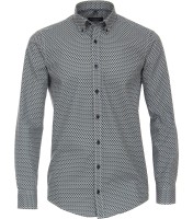 Freizeithemd, Extra langer Arm 72 cm, Casa Moda Casual Fit, Gemustert