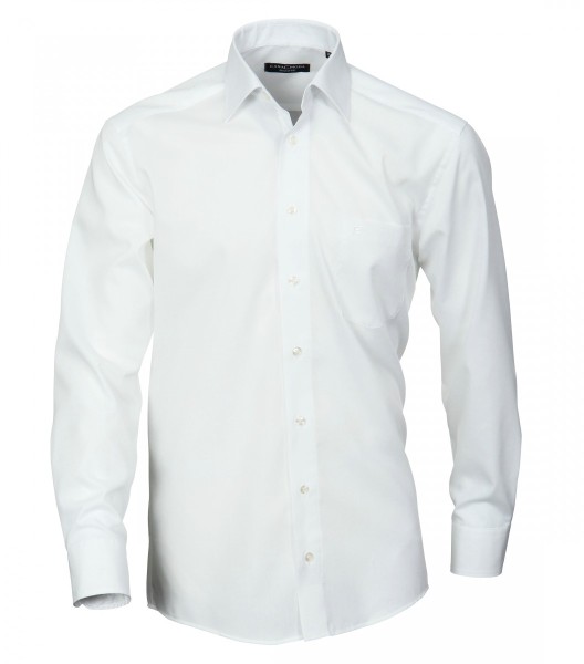 Hemd Casa Moda Comfort Fit Weiss Extra langer Arm 69 cm
