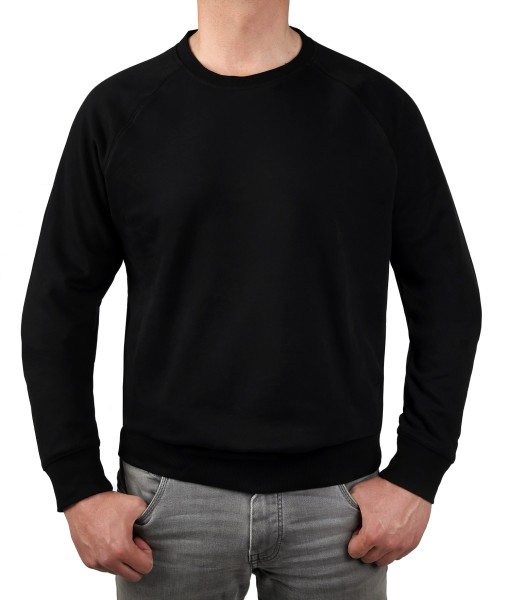 Sweatshirt in extra lang von KITARO -in schwarz