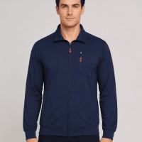 Herren Sport- und Freizeitjacke in Extra lang, Blau