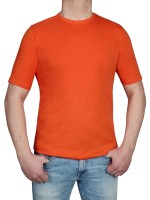 T-Shirt KITARO Rundhals Terra- Extra Lang