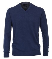 Casa Moda Pullover V-Ausschnitt Blau EXTRALANG