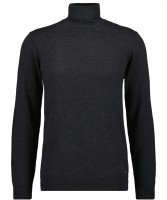RAGMAN Rollkragen-Strickpullover in Anthrazit, Extra Lang