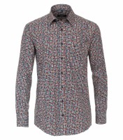 Freizeithemd, Extra langer Arm 72 cm, Casa Moda Casual Fit, Gemustert