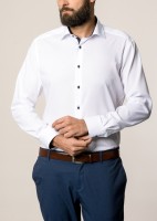 Hemden Extra langer Arm 68 cm, Eterna modern fit, modisch Weiß 39